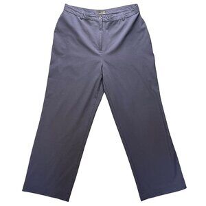 East 5th Secretly Slender Womens Pants Size 14 Polyester Rayon Blend Navy